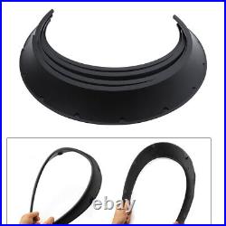 For Citroen C2 C3 4pcs 3.5 Car Fender Flares Extra Wide Wheel Arches Body Kits