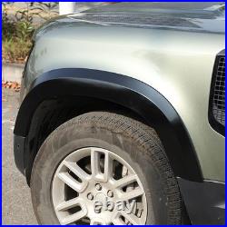 For Defender 110 L663 2020+ Gloss Black Wide Wheel Arches Fender Flare Trims Kit