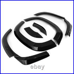 For Defender 110 L663 2020+ Gloss Black Wide Wheel Arches Fender Flare Trims Kit