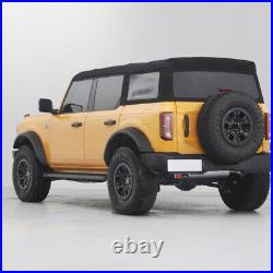 For Ford Bronco 2021-2023 Real Carbon Extra Wide Fender Flares Wheel Arch Kits
