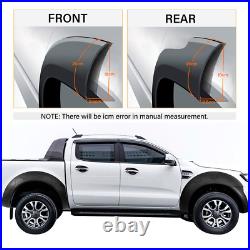 For Ford Ranger 2016-19 Wide Body Wheel Arches Fender Flares Kit T7 (Raptor UK)