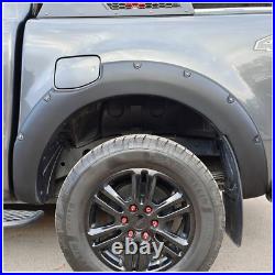 For Ford Ranger 2019-2022 Wide Wheel Arches Extensions Flares Body Kit Cearance