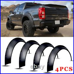 For Ford Ranger 4Pcs Car Fender Flares 4.5 Extra Wide Wheel Arches Body Kits