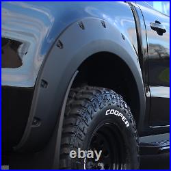 For Ford Ranger T6 Double Cab 2019+ Egr Bolt On Look Wheel Arch Fender Flare Set