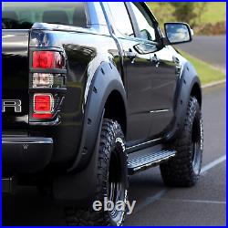 For Ford Ranger T6 Double Cab 2019+ Egr Bolt On Look Wheel Arch Fender Flare Set