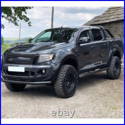 For Ford Ranger T6 MK5 2012-2015 Wide Wheel Arch Fender Flares Kit Bolt-on Look