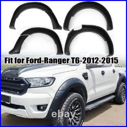 For Ford Ranger T6 MK5 2012-2015 Wide Wheel Arch Fender Flares Kit Bolt-on Look For Ford Ranger T6 MK5 2012-2015 Wide Wheel Arch Fender Flares Kit Bolt-on Look
