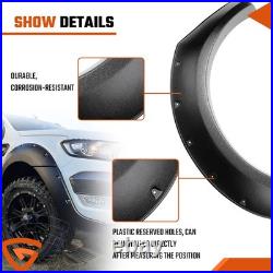 For Ford Ranger T7 2015-2018 Wildtrak Wheel Arch Fender Flares Wide Body Kit
