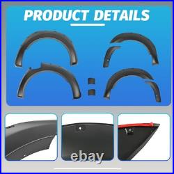 For Ford Ranger T8 2019-2022 6x Wide Wheel Arches Fender Flares Body Kit Black B