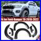 For Ford Ranger T8 2019-2022 Black Wide Wheel Arches Fender Flares Body Kit 6Pcs