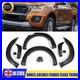 For Ford Ranger T8 Black Wide Wheel Arches Fender Flares Body Kit 6Pcs 2019-2022