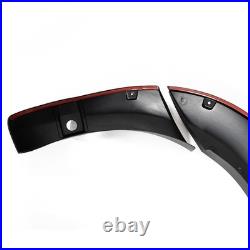 For Ford Ranger T8 Black Wide Wheel Arches Fender Flares Body Kit 6Pcs 2019-2022
