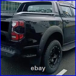 For Ford Ranger T9 2023-2024 Black Wide Wheel Arches Fender Flares Body Kit