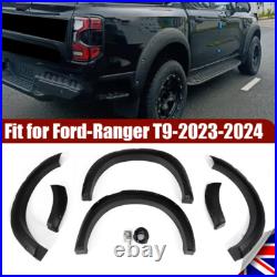 For Ford Ranger T9 23-25 Black Wide Wheel Arches Fender Flares Body Kit 6Pcs UK