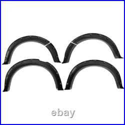 For Ford Ranger T9 23-25 Black Wide Wheel Arches Fender Flares Body Kit 6Pcs UK