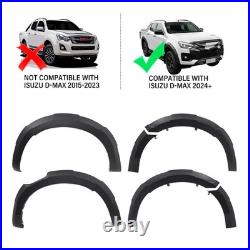For ISUZU D-MAX 2024-2025 Wide Wheel Arch Extension Fender Flares Body Kit UK For ISUZU D-MAX 2024-2025 Wide Wheel Arch Extension Fender Flares Body Kit UK