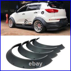 For Kia Sportage Car Fender Flares Extra Wide Kit Flexible Wheel Arches Mudguard