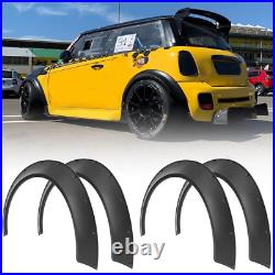 For Mini Cooper S R53 R56 R58 4X Fender Flares Extra Wide Body Kit Wheel Arches