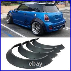 For Mini R53 4X Auto 3 Fender Flares Extra Wide Body Kit Wheel Arches Protector