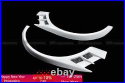 For Mitsubishi EVO 8 9 FRP Unpainted Wide body kit Front Fender Flares Arch 2pcs