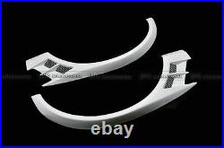For Mitsubishi EVO 8 9 Front Fender Flares Arch Wide body kit FRP Unpainted Trim