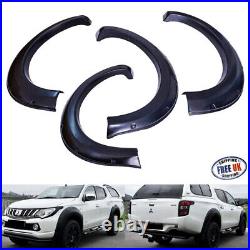 For Mitsubishi Wide Extended Wheel Arches Fender Flare Kit L200 Triton 2015-2018