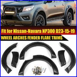 For Nissan Navara D23 Ad Blue Np300 15-21 Wide Wheel Arches Fender Flares Kit