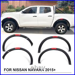 For Nissan Navara NP300 2015-2020 AD Blue Wheel Arches Flares Kit Matte Black
