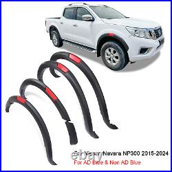 For Nissan Navara NP300 2015-2024 Double Cab Wheel Arches Fender Flares Body Kit