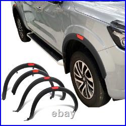 For Nissan Navara Np300 D23 2015-2023 Matte Black Wheel Arch Fender Flares Kit