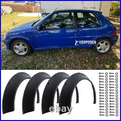 For Peugeot 106 206 208 308 Fender Flares Extra Wide Body Kit 4.5 Wheel Arches