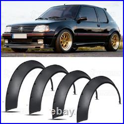 For Peugeot 205 206 207 208 4x Fender Flares Extra Wide Body Kits Wheel Arches