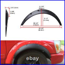 For Subaru WRX BRZ 4PCS 3.5 90mm Car Fender Flares Wheel Arch Body Kit Flexible