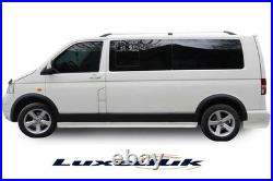 For T5/t5.1 Transporter 2003-15 Lwb Abs Wheel Arches Fender Flares Black Abs