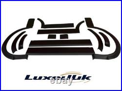 For T5/t5.1 Transporter 2003-15 Lwb Abs Wheel Arches Fender Flares Black Abs