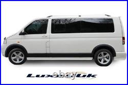 For T5/t5.1 Transporter 2003-15 Swb Abs Wheel Arches Fender Flares Black Abs