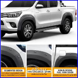 For Toyota Hilux 2015-2020 Off Road Wheel Arches Fender Flares Wide Body Kit