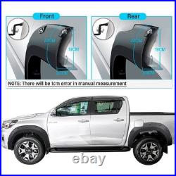 For Toyota Hilux 2018-2020 Invincible X Wide Wheel Arches Fender Flares Body Kit