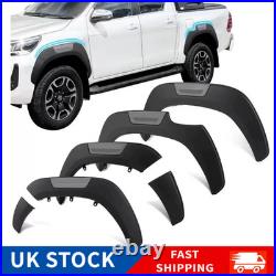 For Toyota Hilux MK8 MK9 Invincible 2015-2025 Matte Wheel Arch Kit Fender Flares