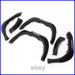 For Toyota Hilux Revo 2015-2019 Wide Wheel Arches Fender Flares Body Kit Black