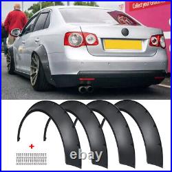 For VW Jetta 2.0T 4pcs Matte Fender Flares CONCAVE Widebody Wheel Arche Kit