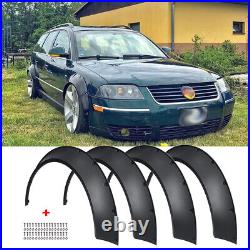 For VW Passat B5 B8 4pcs Matte Fender Flares CONCAVE Widebody Wheel Arche Kit