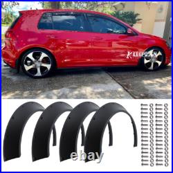For VW Polo Golf MK7 MK7.5 4x4.5 Fender Flares Extra Wide Body Kit Wheel Arches