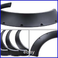For VW Touareg Fender Flares Extra Wide Body Wheel Arches Kit Mudguards Black