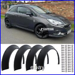 For Vauxhall Corsa VXR 4x 4.5 Fender Flares Extra Wide Body Kit Wheel Arches