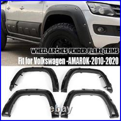For Vw Amarok 2010-2020 Wide Body Front & Rear Wheel Arch Fender Flare Kits Set