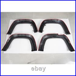 For Vw Amarok 2010-20 Wide Front Rear Wheel Arches Fender Flares Body Kit Black
