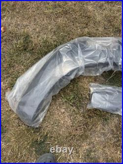 Ford Ranger 2012-2015 T6 Wide Body Wheel Arches Fender Flares Kit Grey X2 Rear