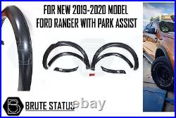 Ford Ranger 2019+ Wide Body Wheel Arches Fender Flares T8 Slim Park Assist