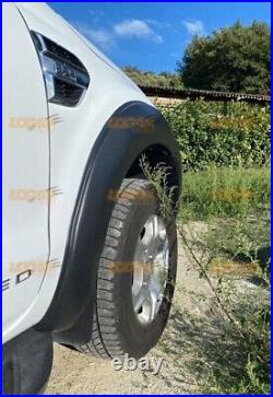 Ford Ranger Kit Body Wheel Arches Fender Flares Black + 30mm Wheel Spacers 2012+